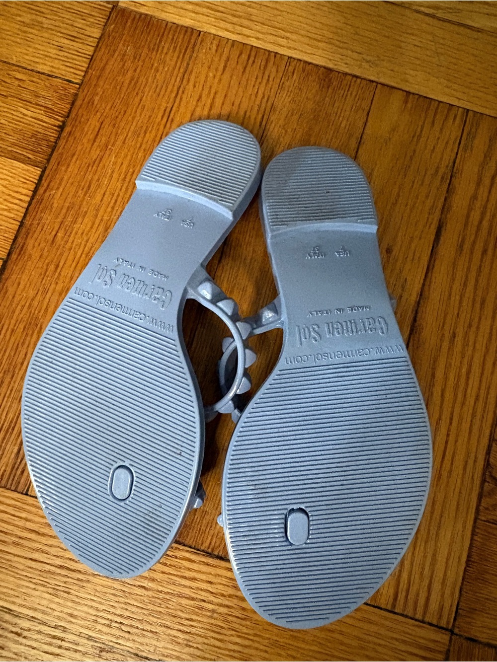 Carmen Sol Maria sandal in baby blue size 7/37 - excellent condition